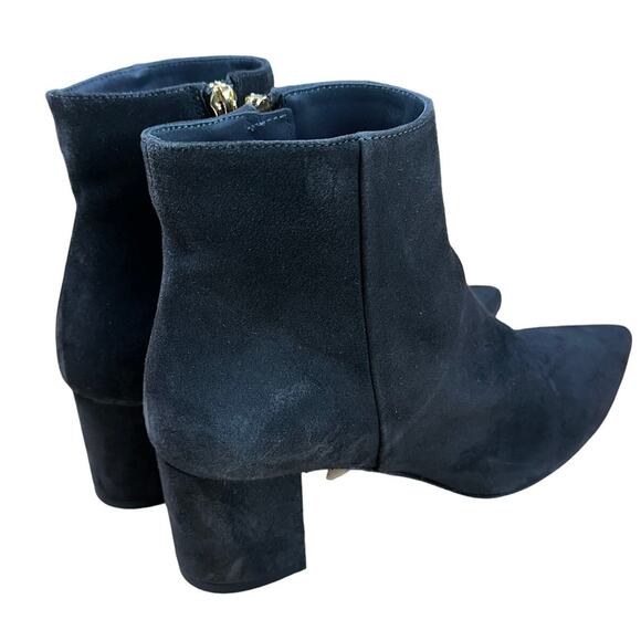 L’agence NWOB Jeanne Suede Bootie Charcoal Size 40 (US 10) Pointed Toe Boots - Picture 2 of 8
